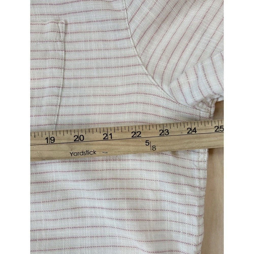Marine Layer Shirt Mens XL Mini Stripe Stretch Selvage Short Sleeve Button Up - Picture 3 of 7